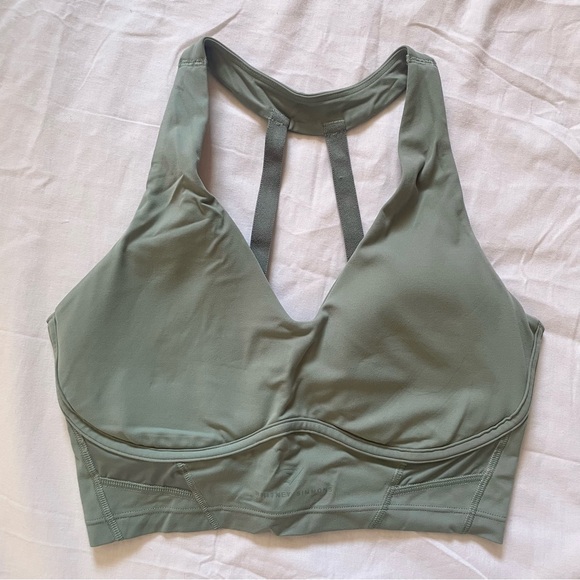 Gymshark Other - Gymshark x Whitney Simmons Longline Bra Leaf Green